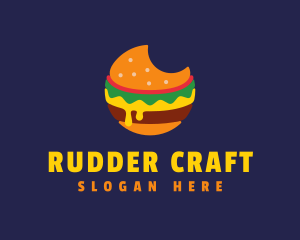 Cheesy Burger Bite logo design