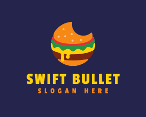 Cheesy Burger Bite logo design