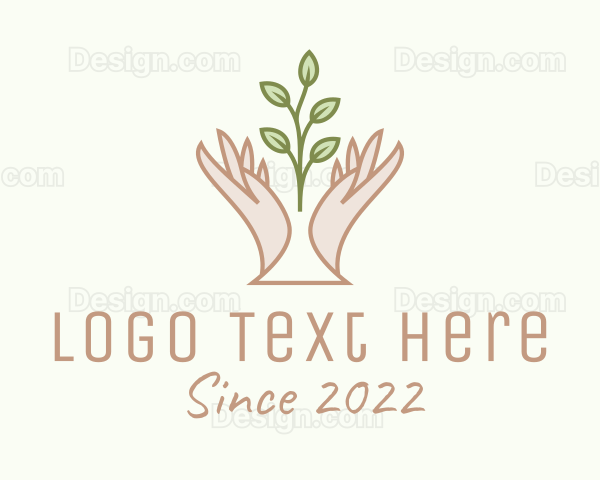 Gardening Hand Plant Logo