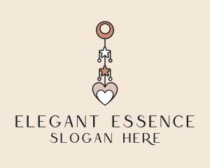 Dangling Earring Accessory  logo design