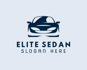 Sedan Car Racing logo