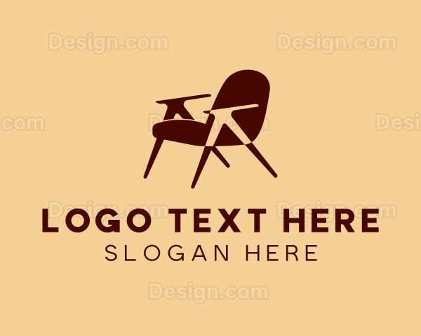 Chair Furniture Interior Design Logo