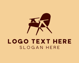 Chair Furniture Interior Design logo