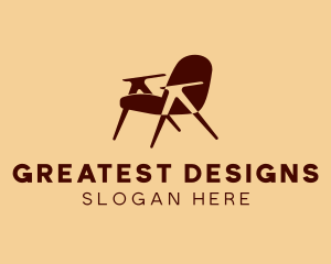 Chair Furniture Interior Design logo design