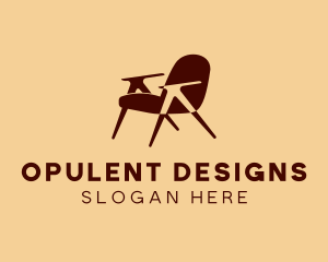 Chair Furniture Interior Design logo design