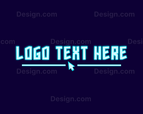Neon Cyber Stream Logo