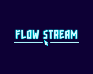 Neon Cyber Stream logo