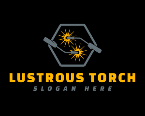 Welding Torch Fabrication logo design