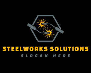 Welding Torch Fabrication logo design