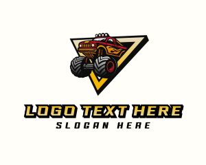 Monster Truck Vehicle Logo