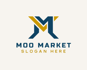 Modern Professional Marketing Letter M logo design