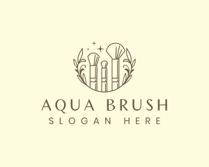 Makeup Brush Cosmetics logo design