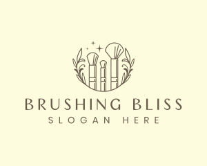 Makeup Brush Cosmetics logo design