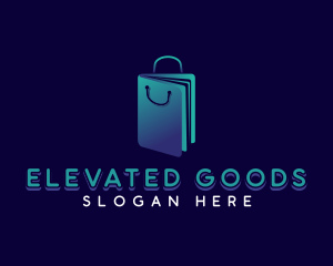 Book Shopping Bag logo design