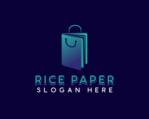 Book Shopping Bag logo design