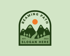 Mountain Adventure Path logo design