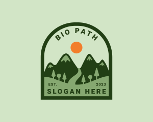 Mountain Adventure Path logo design