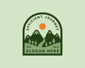 Mountain Adventure Path logo design