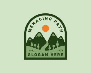 Mountain Adventure Path logo design