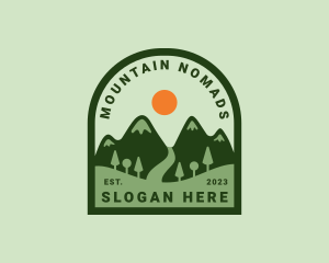 Mountain Adventure Path logo design