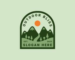 Mountain Adventure Path logo design