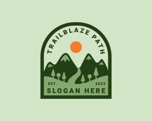 Mountain Adventure Path logo design