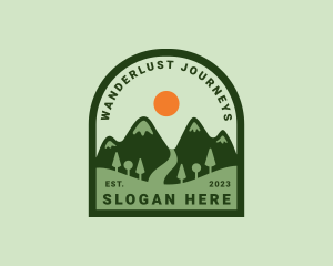 Mountain Adventure Path logo design