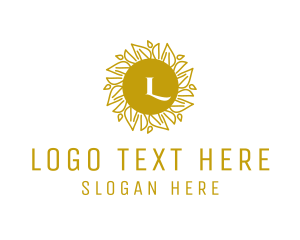 Luxurious Floral Wreath Boutique logo