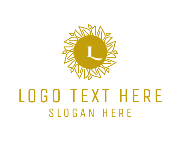 Luxurious Floral Wreath Boutique logo