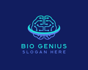 Circuit Brain Technology logo design