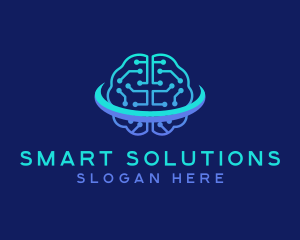 Circuit Brain Technology logo design