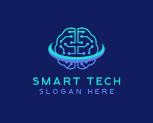 Circuit Brain Technology logo design