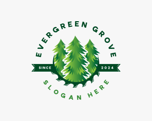 Forest Tree Lumber logo design