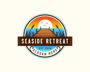 Getaway Seaside Dock logo design