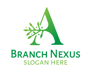 Green A Branch logo