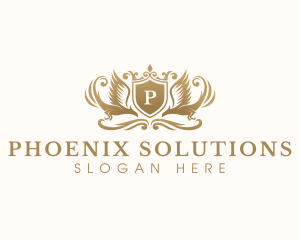 Phoenix Luxury Crown logo design