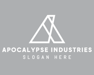 Industrial Infrastructure Letter A logo design