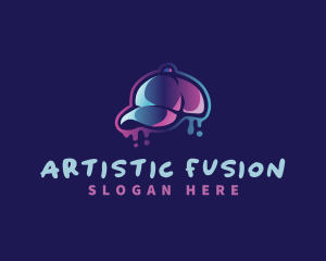 Neon Hat Cap logo design