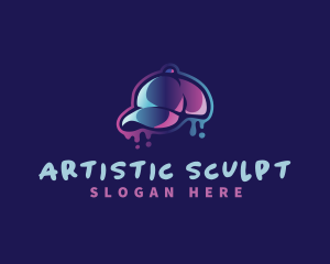 Neon Hat Cap logo design