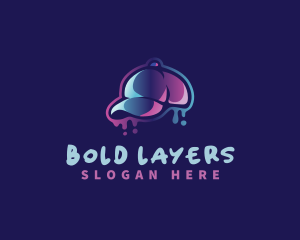 Neon Hat Cap logo design