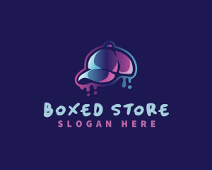 Neon Hat Cap logo design