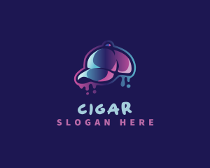 Neon Hat Cap logo design