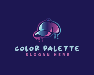 Neon Hat Cap logo design