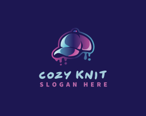 Neon Hat Cap logo design