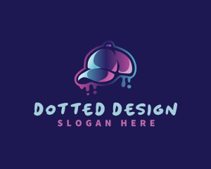 Neon Hat Cap logo design