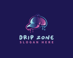 Neon Hat Cap logo design