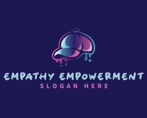 Neon Hat Cap logo design