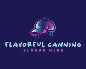 Neon Hat Cap logo design