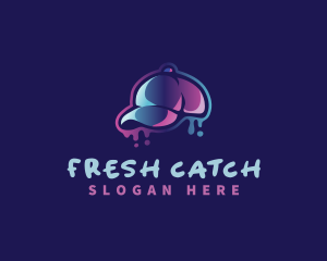 Neon Hat Cap logo design