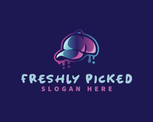 Neon Hat Cap logo design